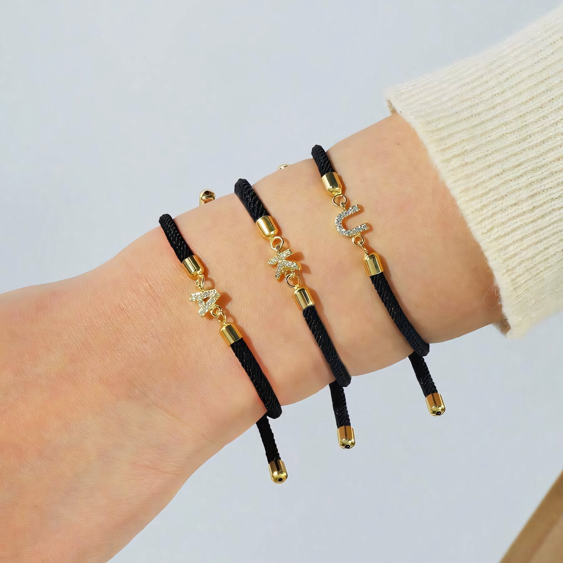 Maliben | Adjustable Letter Initial Bracelets