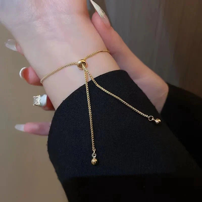 Maliben | Adjustable Lucky Four Leaf Clover Bracelet