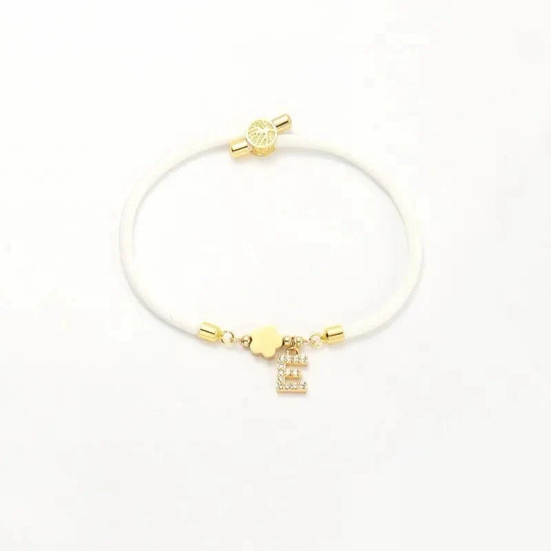 Maliben | Adjustable Shape Letter Initial Bracelets