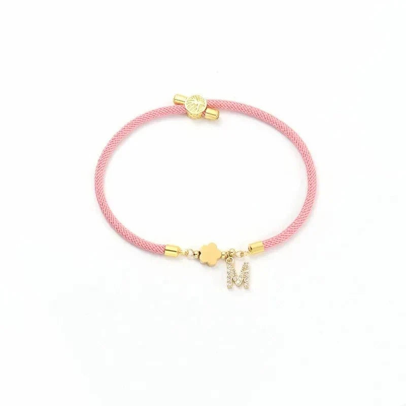 Maliben | Adjustable Shape Letter Initial Bracelets