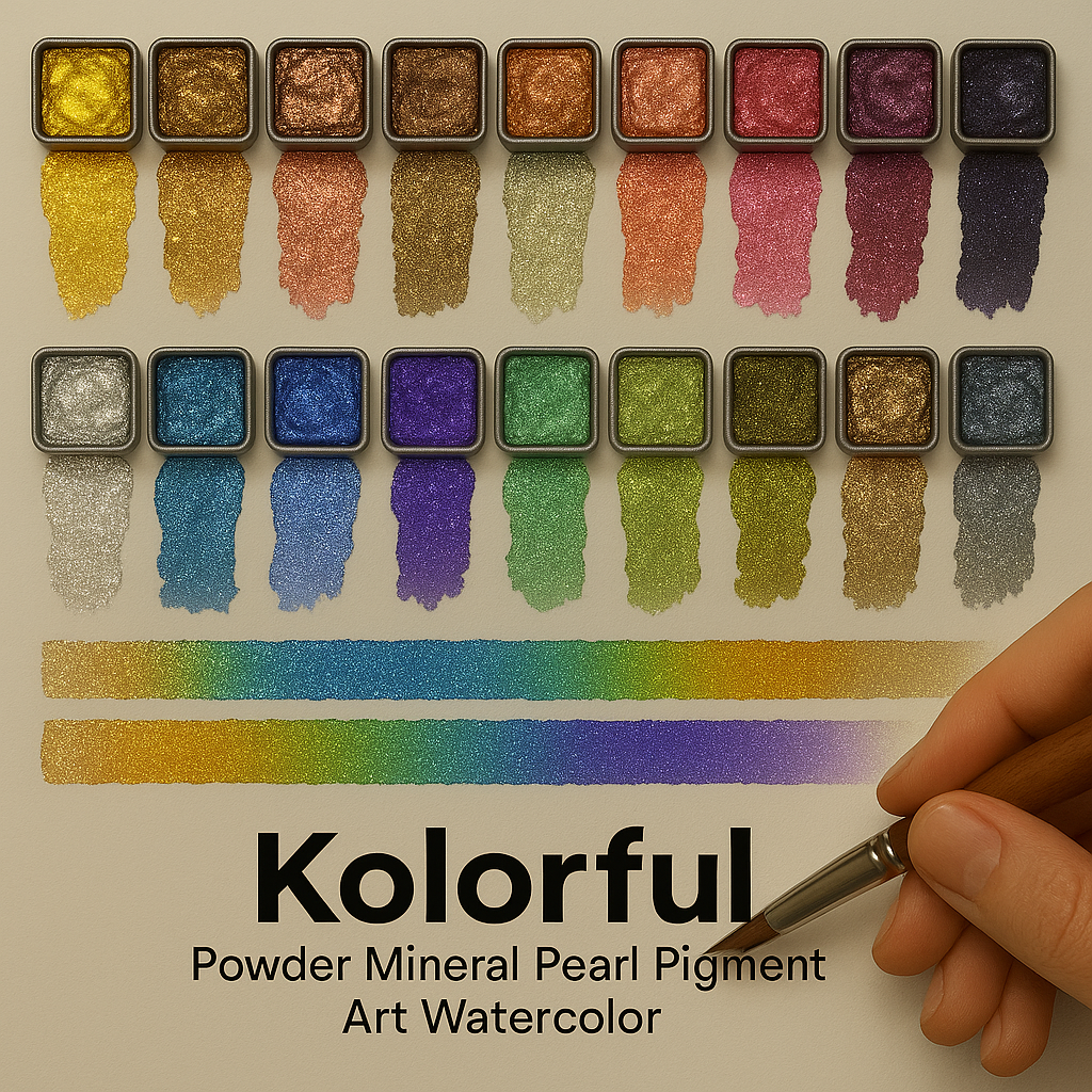Maliben VibrantaX Art Pigment Set — Vivid Colors for Painting