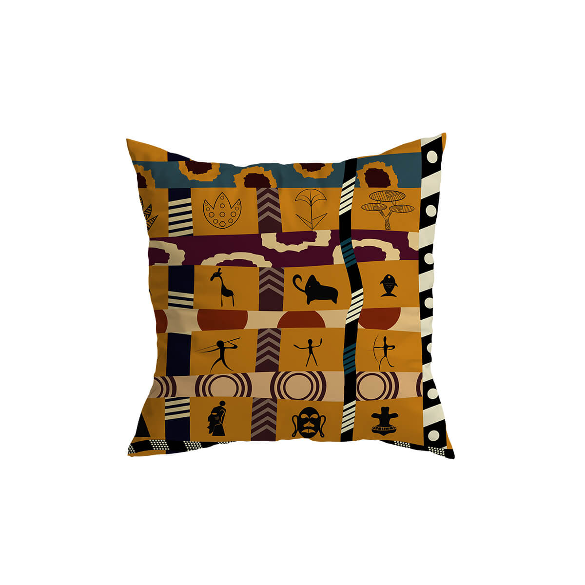 Maliben | Decorative Cushion With African Pattern
