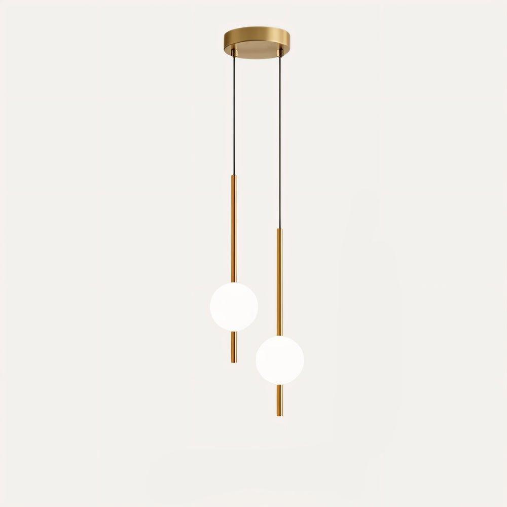 Maliben | Led Pendant Light Fixture - Modern Design With Adjustable Height - Ideal For Kitchen Island & Dining Room Lighting