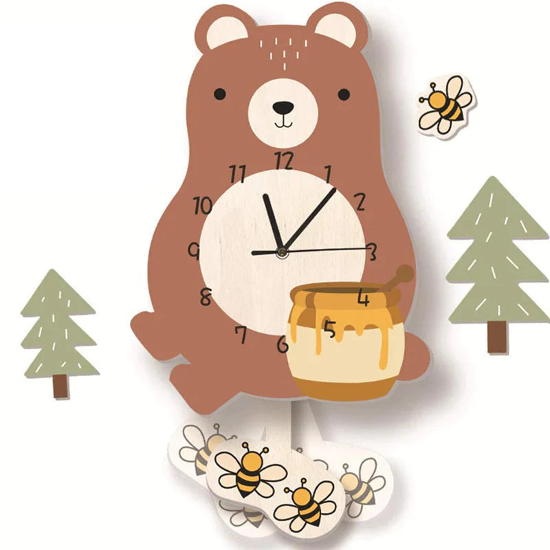 Maliben | Animal Wall Clock For Children