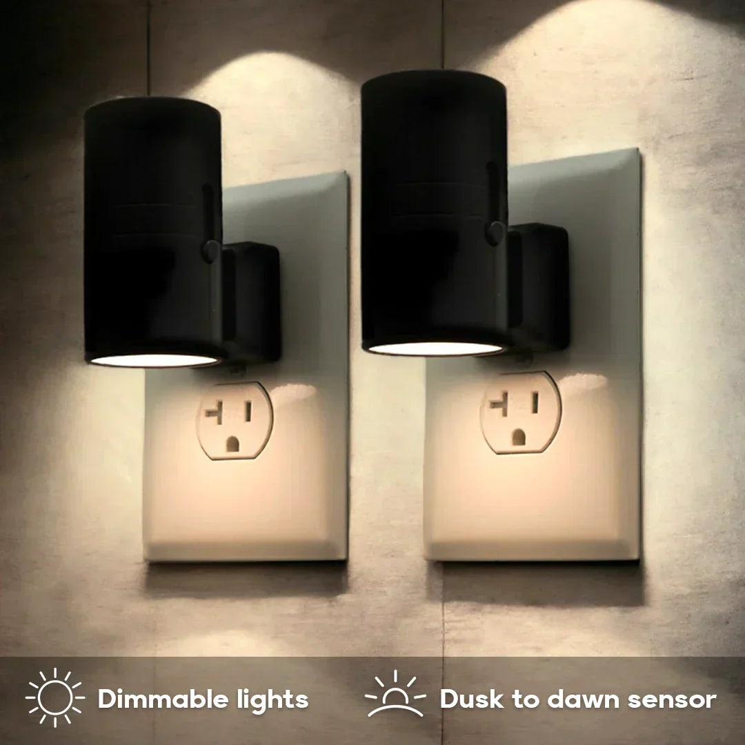 Maliben | Dimmable Plug-In Night Light With Motion Sensor - Led Light For Bedrooms, Hallways, And Stairs