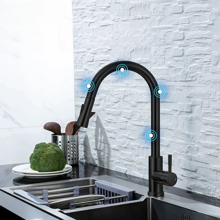 Maliben | Aquatouch – Smart Sensor Kitchen Faucet With Pull-Out Design