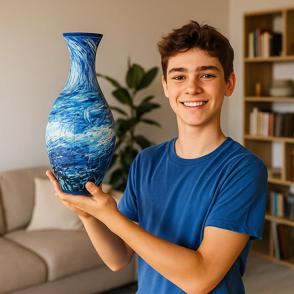 Maliben | Noble 3d Puzzle Vase - Usable For Real Flowers