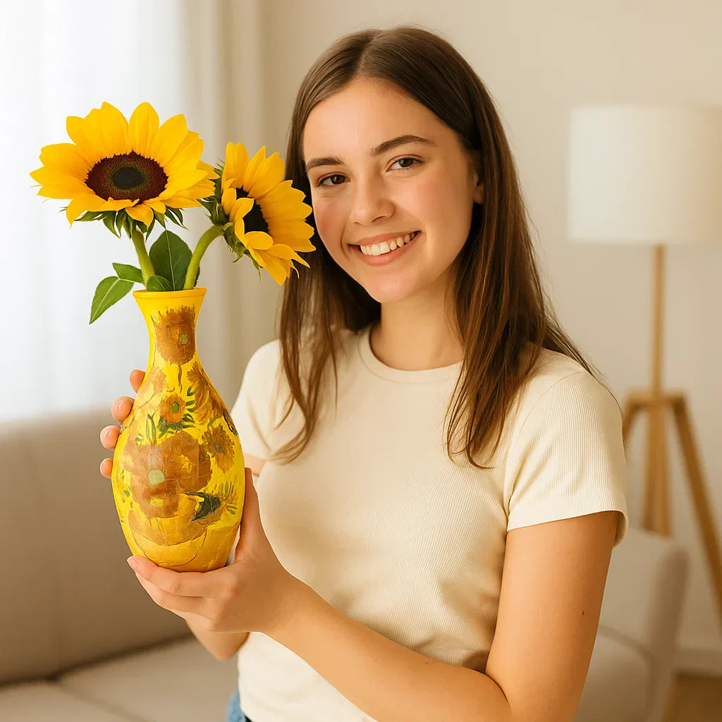 Maliben | Noble 3d Puzzle Vase - Usable For Real Flowers