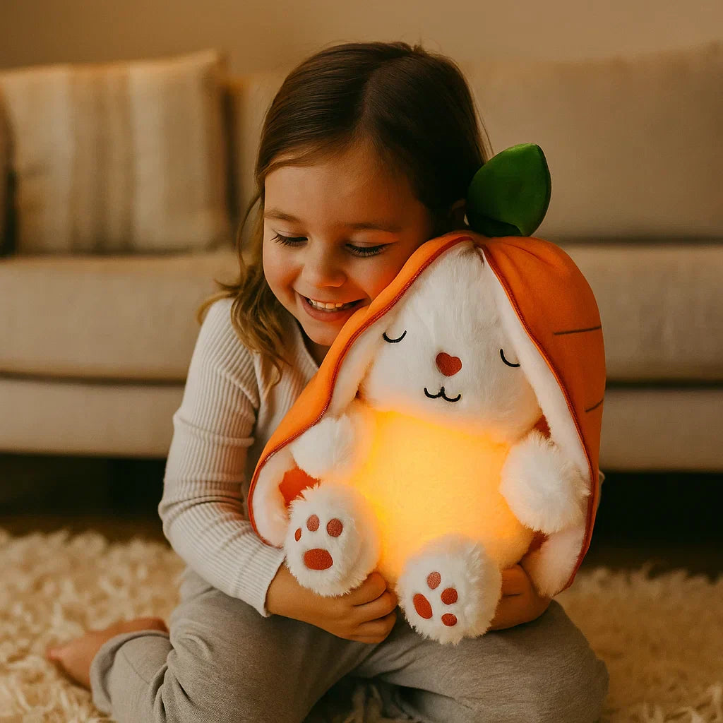 Maliben | Soothing Carrot Bunny Plush Toy