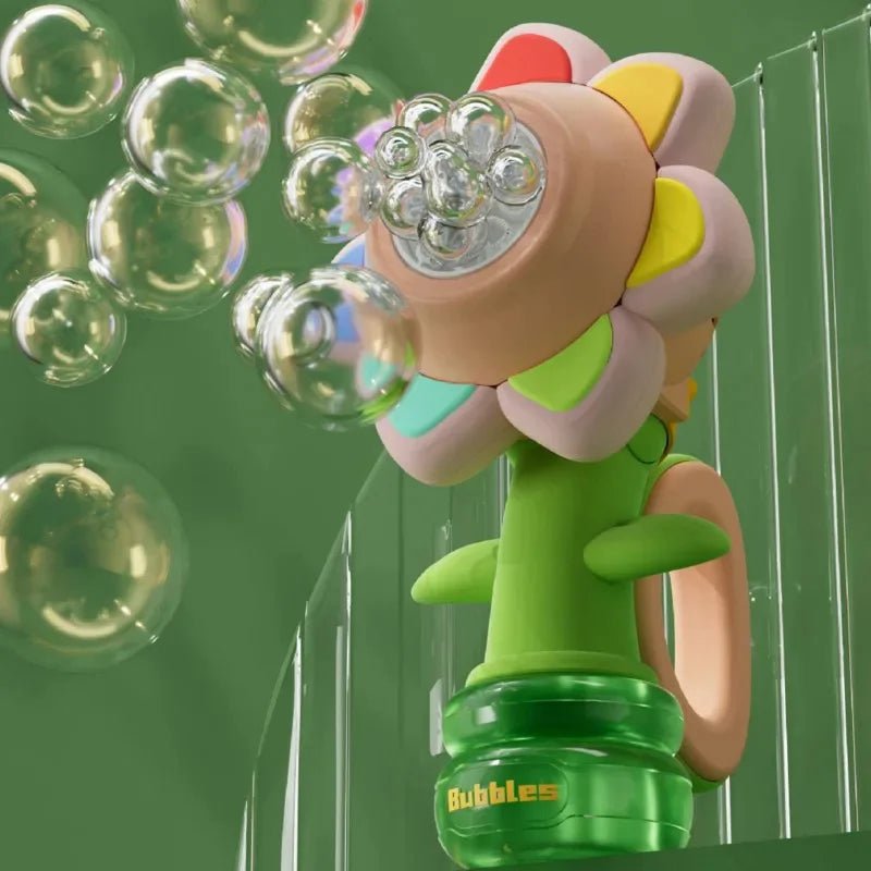 Maliben | Bubbleblossom | Magical Bubble Fun - Automatic Sunflower Bubble Machine