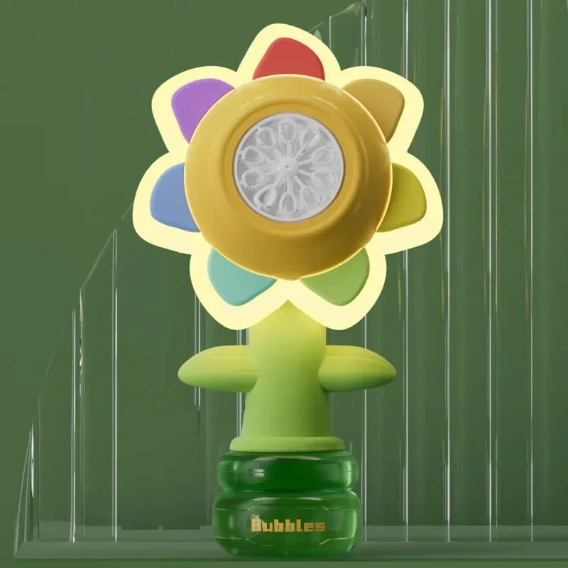 Maliben | Bubbleblossom | Magical Bubble Fun - Automatic Sunflower Bubble Machine