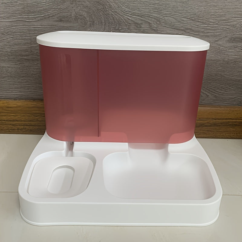 Maliben | Food & Water Dispenser Cativa Duo | Automatic & Time-SavIng | 2-in-1 System | For Cats & Small Animals