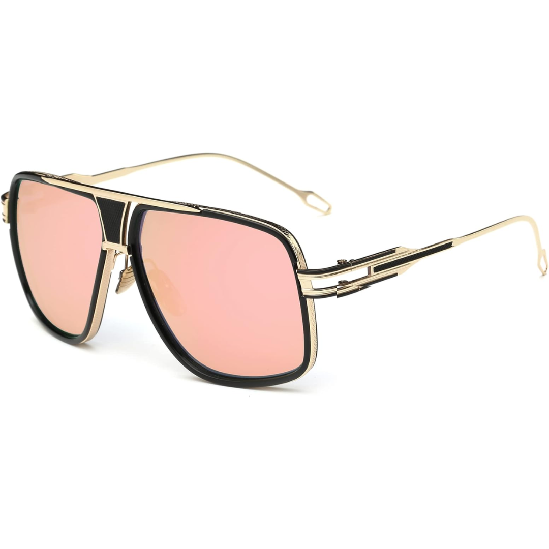 Maliben | Men’S Aviator Sunglasses With Alloy Frame And Uv Protection