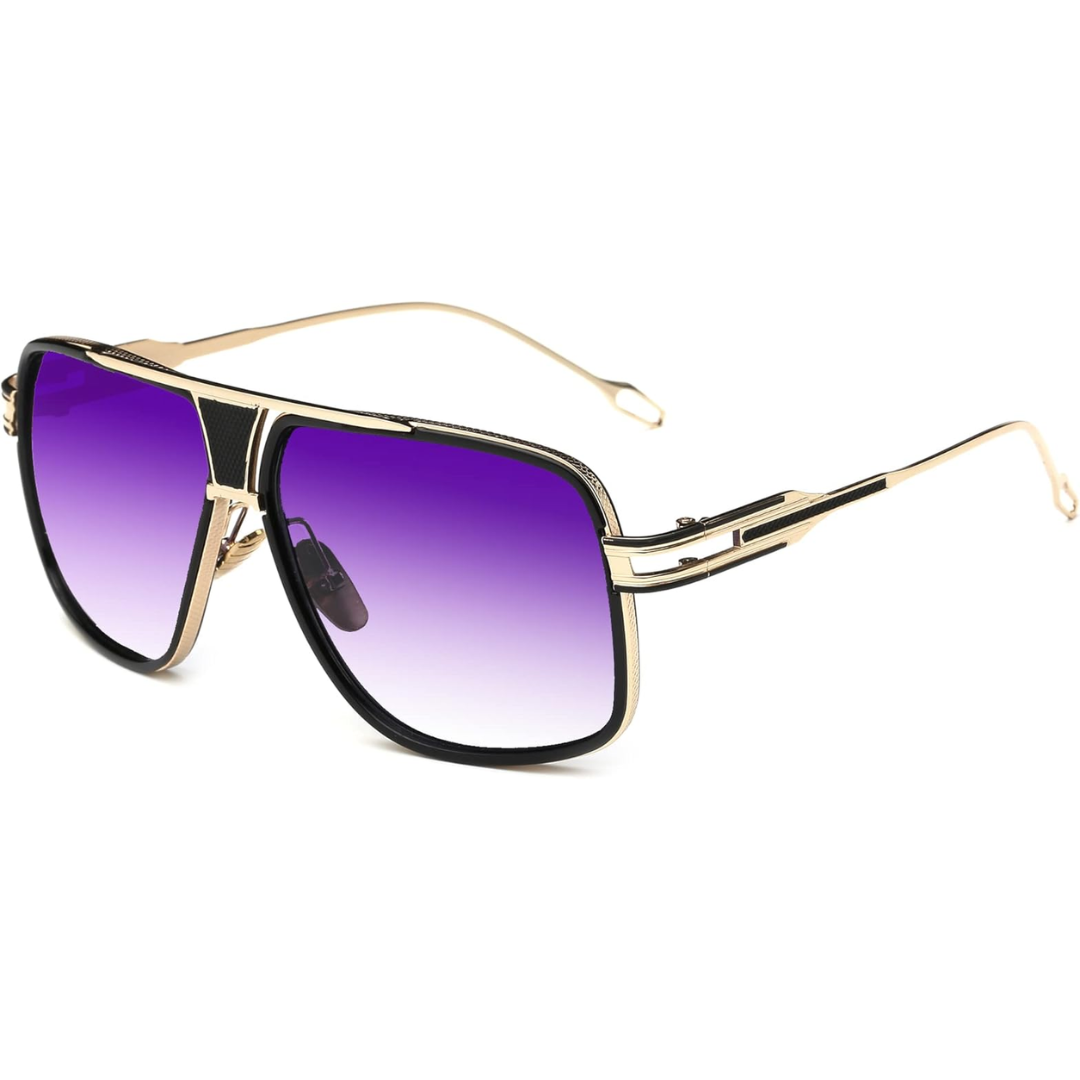 Maliben | Men’S Aviator Sunglasses With Alloy Frame And Uv Protection