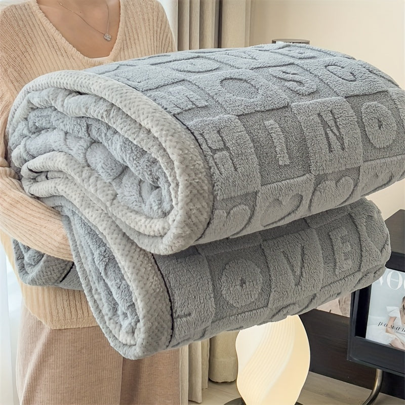Maliben | Stylish Coral Fleece Blanket For Ultimate Comfort
