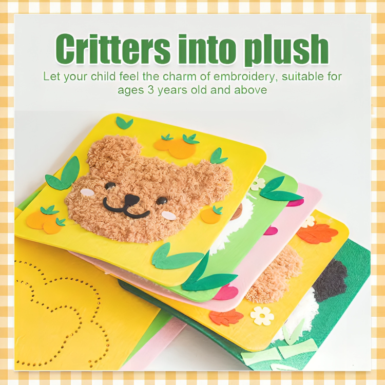Maliben | Diy Embroidery Doll Kit For Kids — Unleash Playful Creativity And Pride In Little Hands!