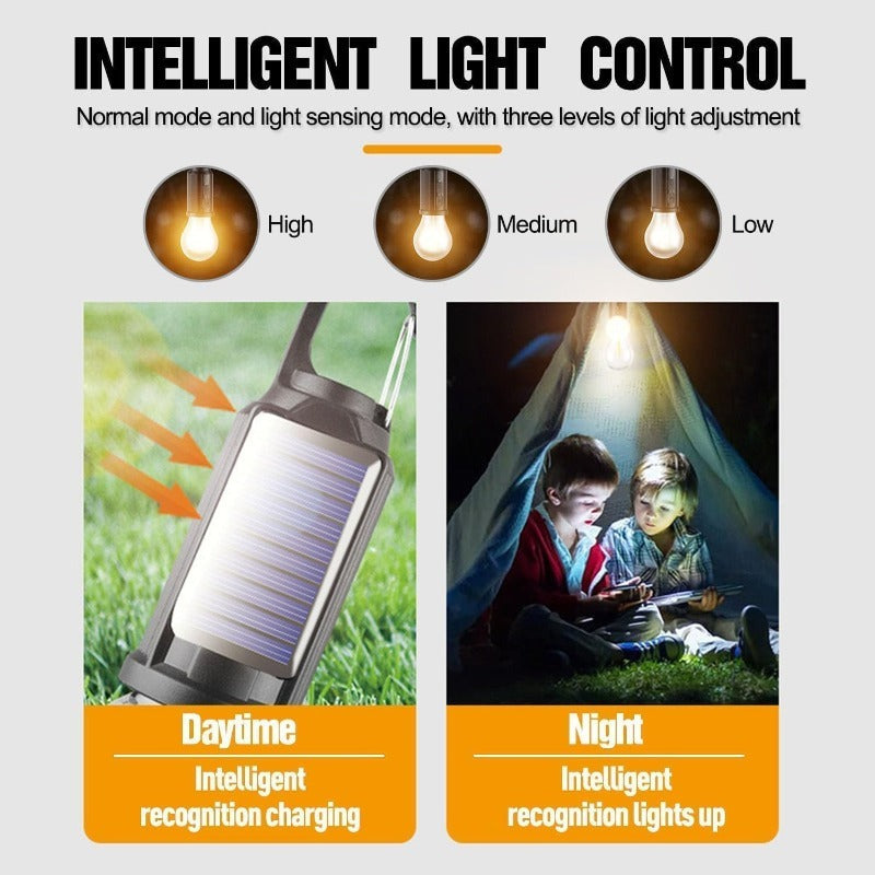 Maliben | Solar + Usb Led Camping Lantern