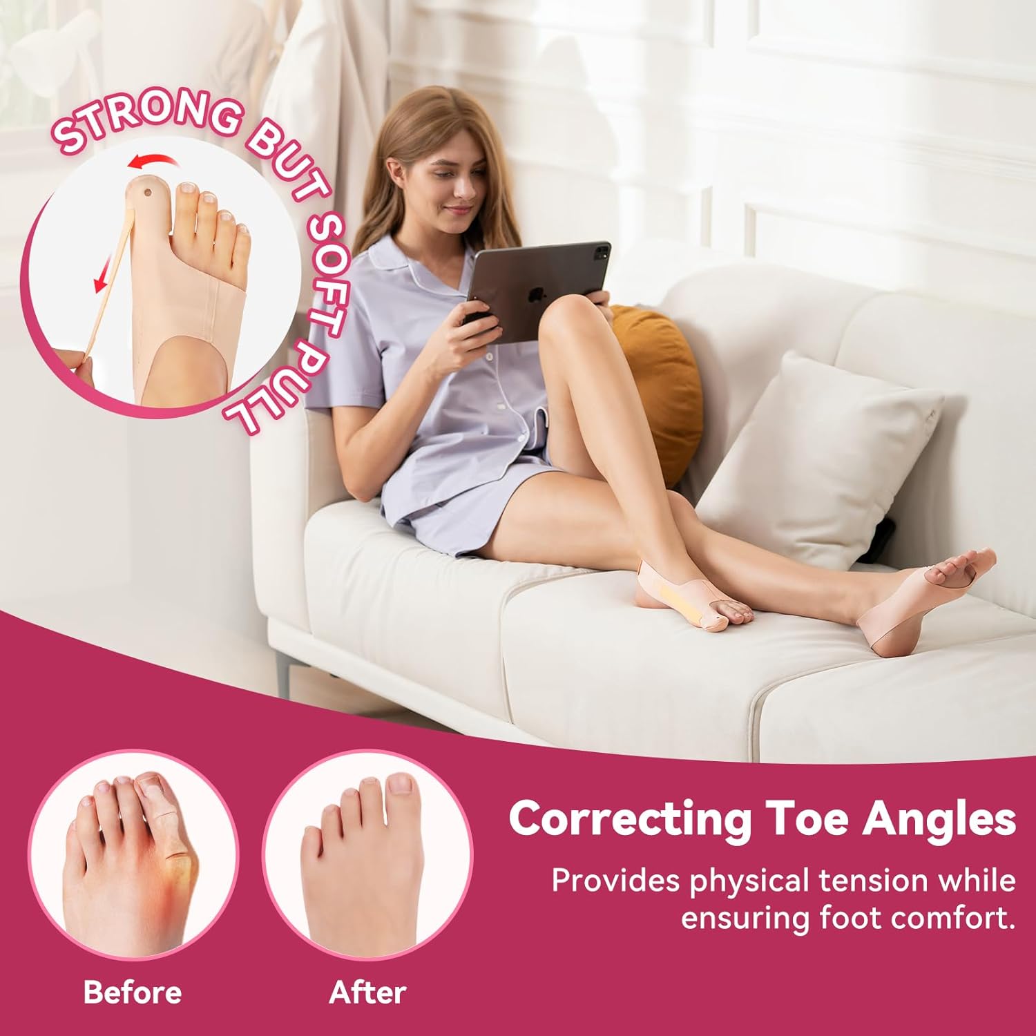 Maliben OrthoFlex Bunion Corrector — Hallux Valgus Relief Brace