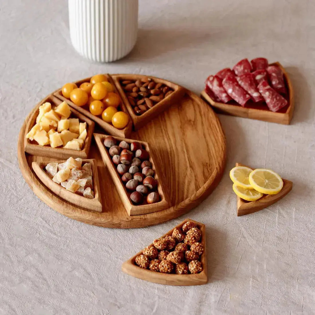 Maliben | Wood Serving Tray — Gives Your Snacks The Wow Factor For Unforgettable Moments Of Enjoyment