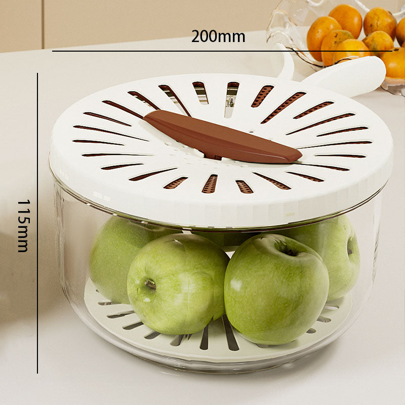 Maliben | Foldable Quick-Drain Basket With Rotating Lid