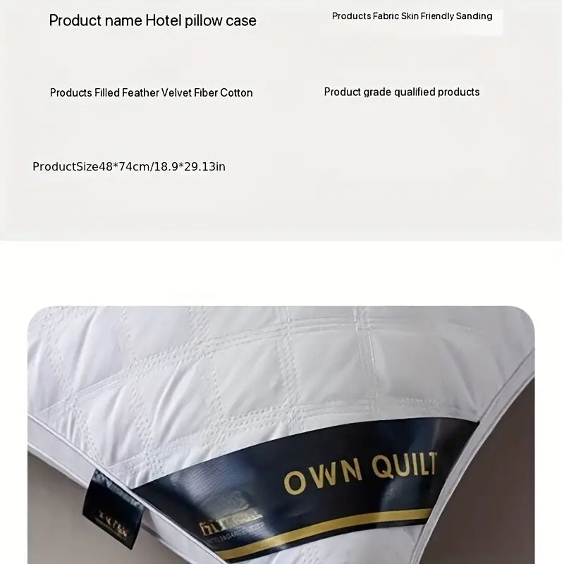 Maliben | Dreamrest - Set Of 2 Hypoallergenic 3d Pillows - Soft Cervical Support & Hotel Quality Sleep