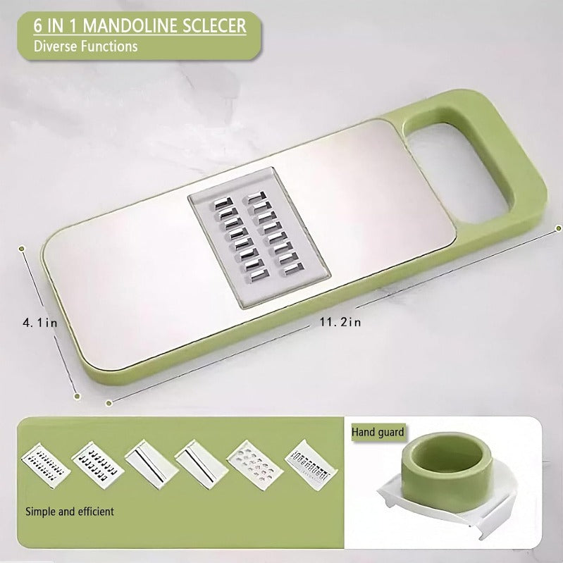 Maliben | Woyuosn 6-In-1 Safeprep Mandoline Slicer