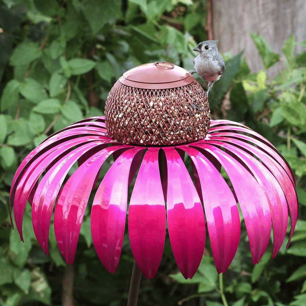 MAliben | Floranest Bird Feeder | Enjoy Free Coneflowers For a Colorful Garden