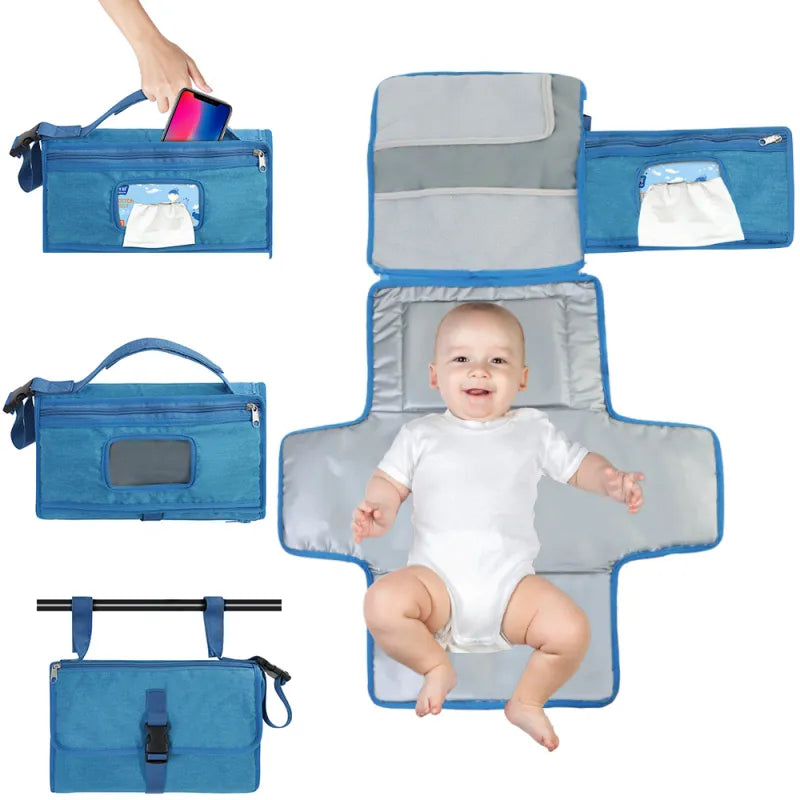 Maliben | Changing Pad For On The Go – Foldable Baby Changing Mat With Pockets