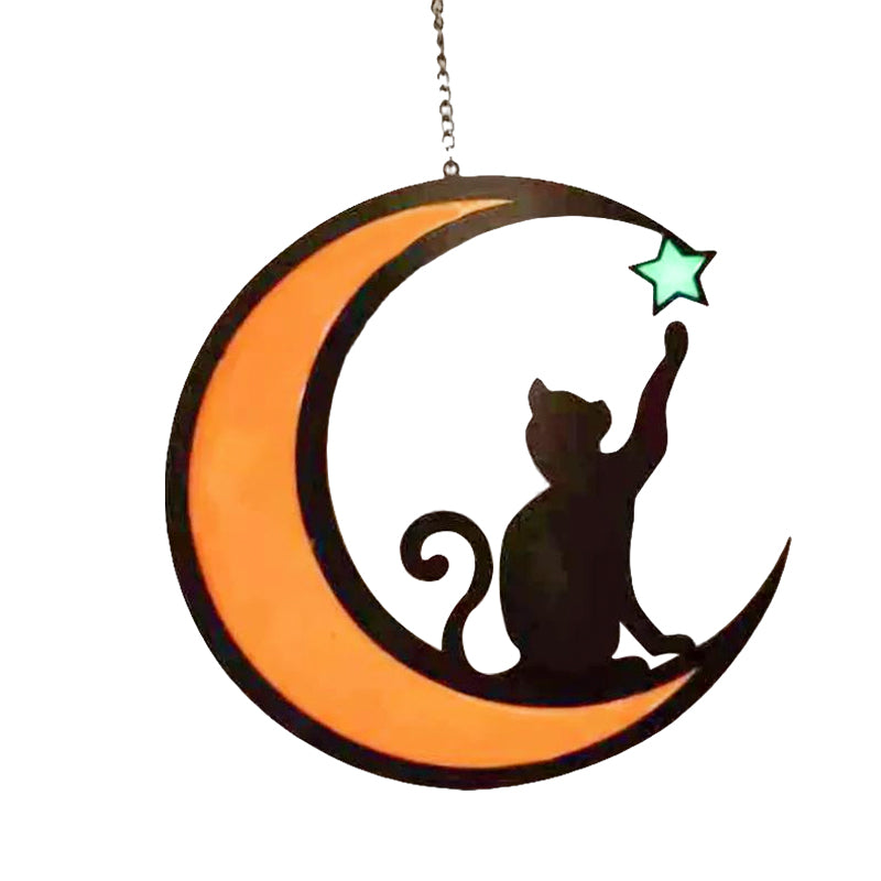 Maliben | Moon Cat Decoration Pendant Made Of Acrylic