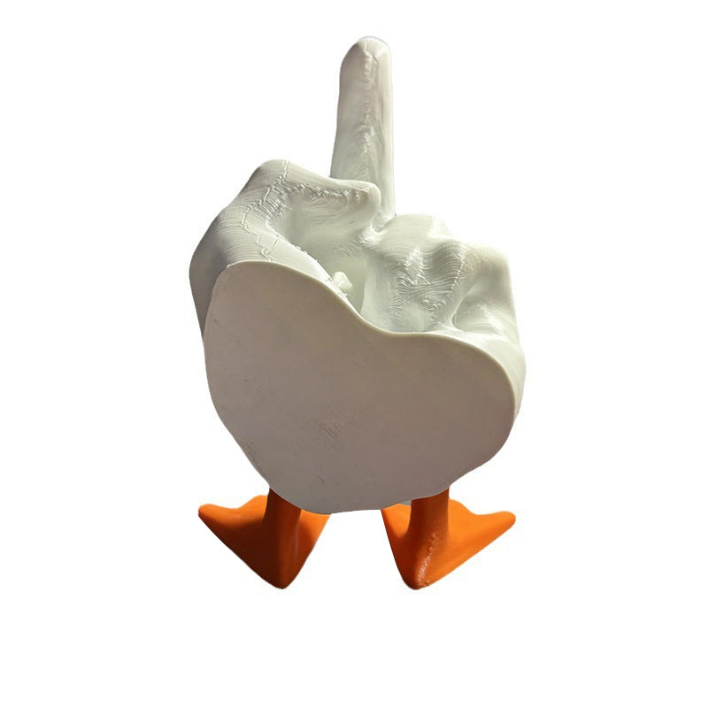 Maliben | Duck Ornament In The Shape Of The Middle Finger