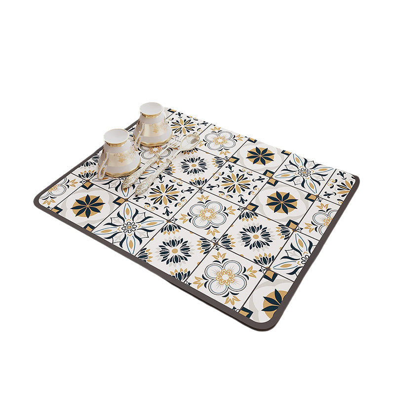 Maliben | Retro Quick-Drying Water-Repelling Mat For Kitchen-Bar-Countertops