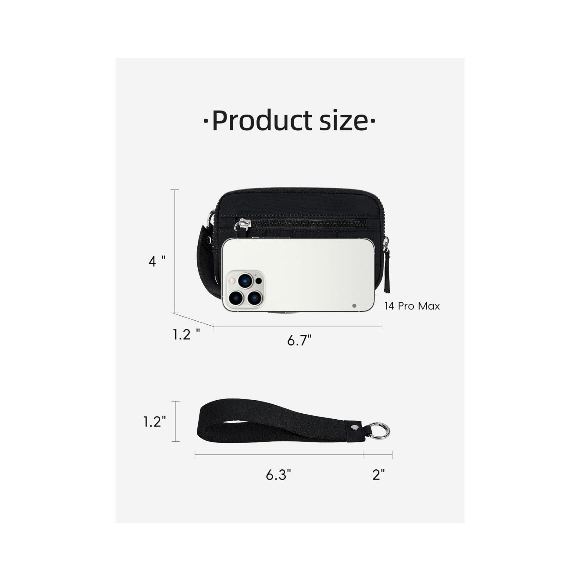Maliben | Stylish Nylon Wristlet Wallet With Multiple Compartments
