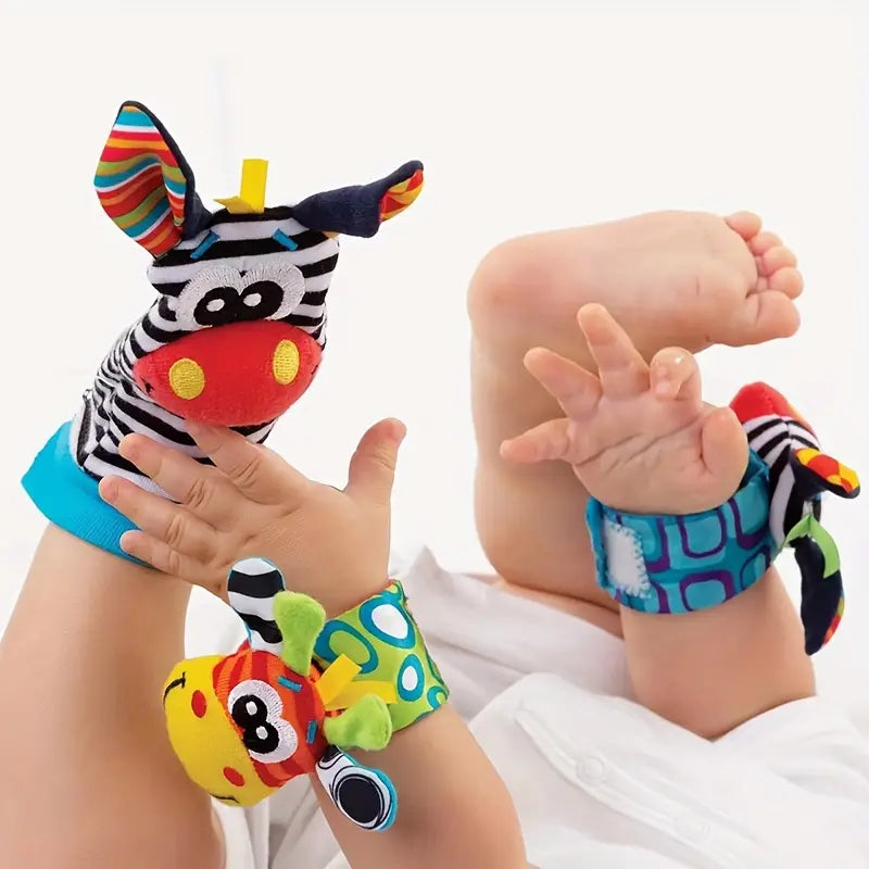 Maliben | Sensory Baby Plush Socks And Bracelet