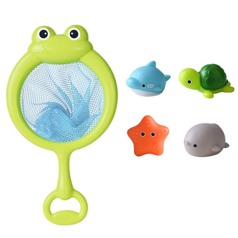 Maliben | Bright Bathing Friends Aqualumi | Interactive Bath Toy From 3 Years | With Light & Color Effects