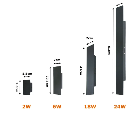 Maliben | Waterproof Led Strip - Outdoor Wall Light Ip65