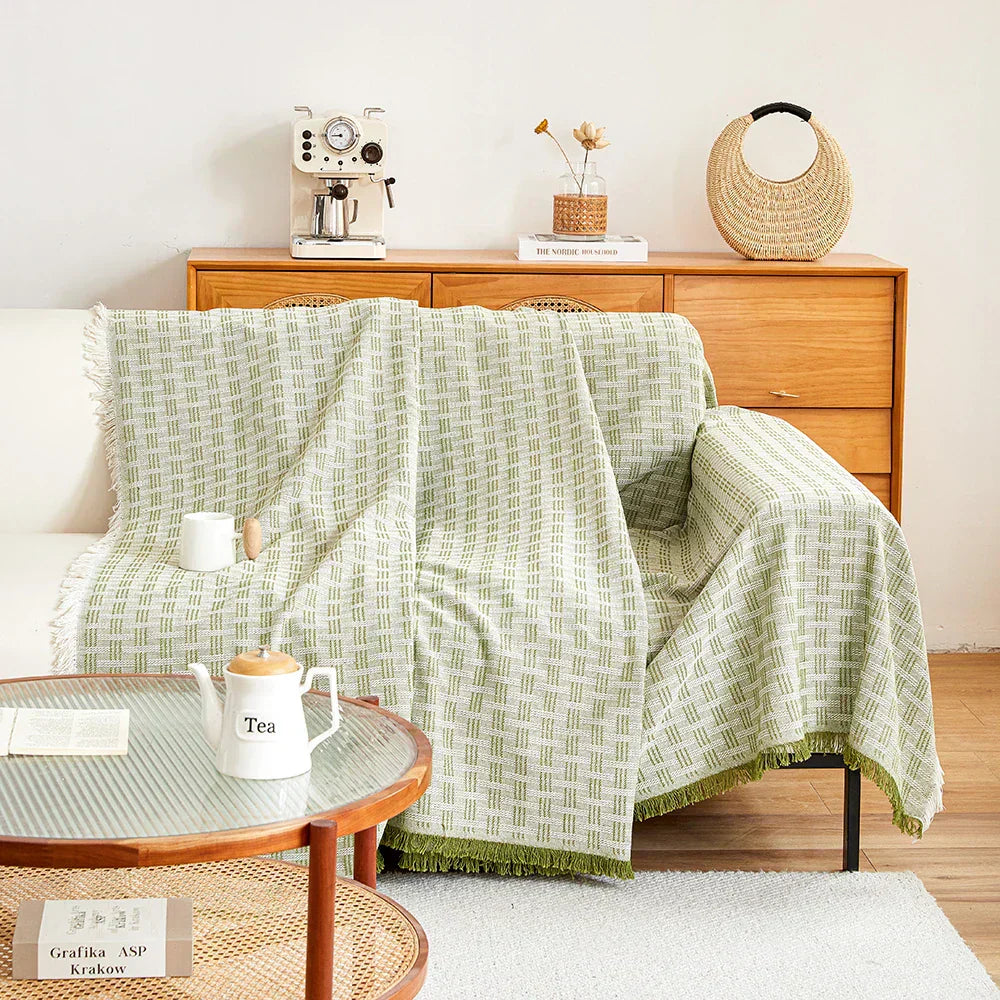 Maliben | Large Sofa Cover with Reversible Pattern Stylish Protection
