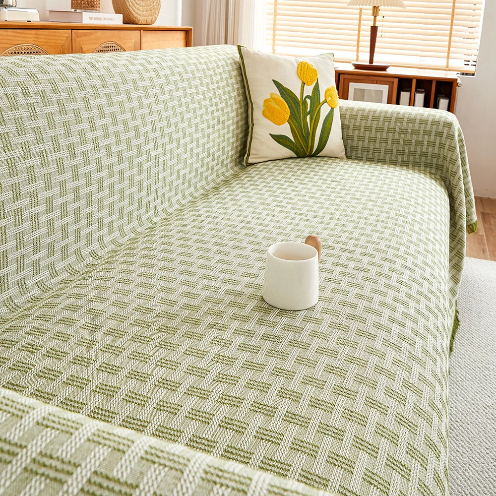 Maliben | Large Sofa Cover with Reversible Pattern Stylish Protection