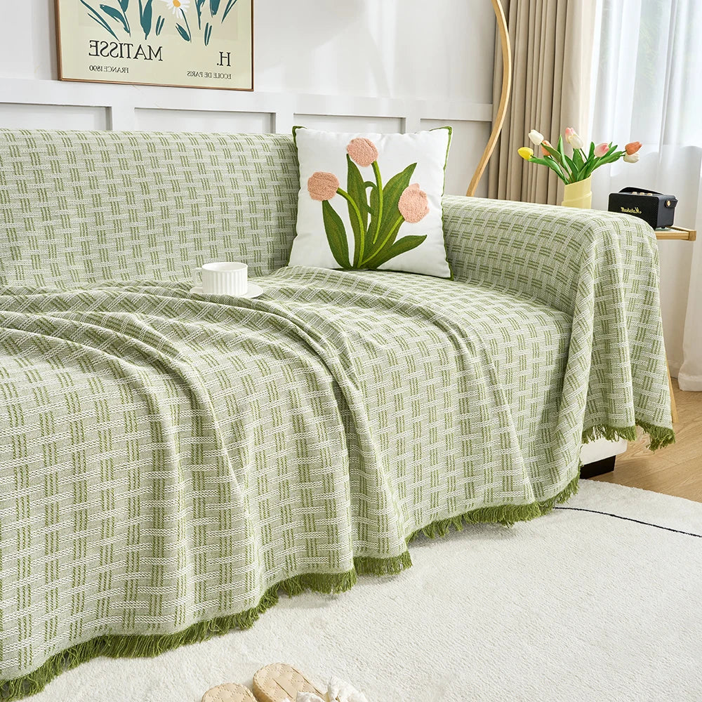 Maliben | Large Sofa Cover with Reversible Pattern Stylish Protection