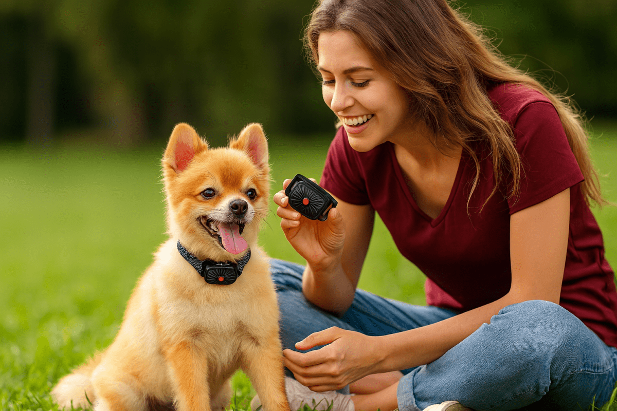 Maliben | BarkLess Nano – Gentle Anti-Bark Collar for Puppies & Small Dogs