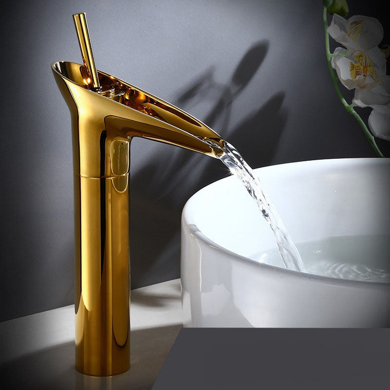Maliben | Single Handle Retro Waterfall Faucet For Modern Sink