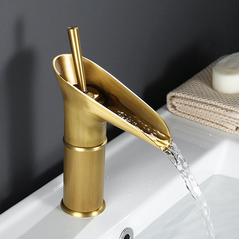 Maliben | Waterfall Antique Faucet Bathroom Sink Faucet Brass Sink Mixers