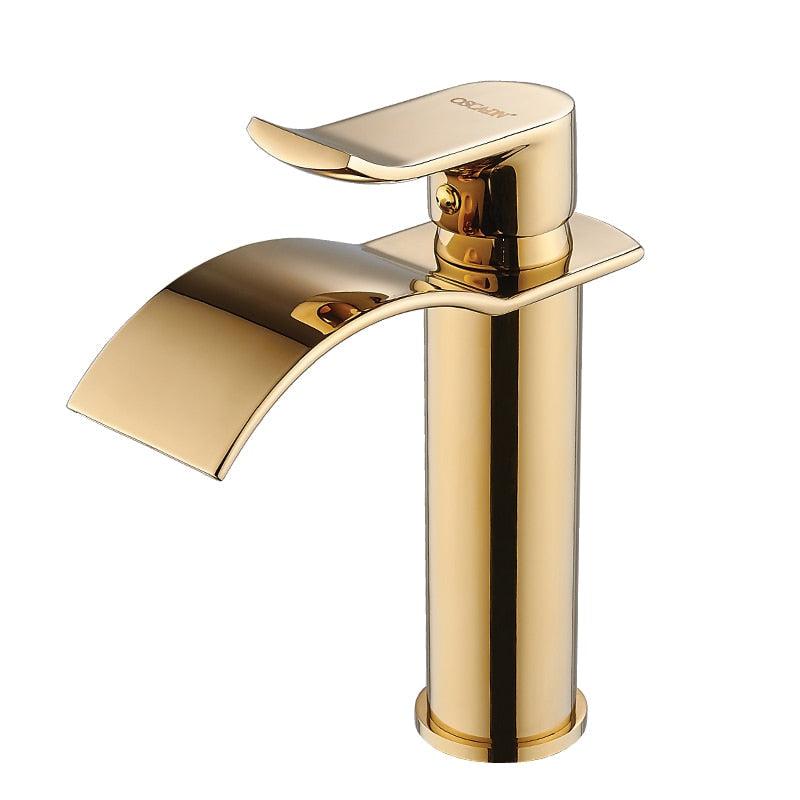 Maliben | Vanity faucet waterfall faucet brass vanity faucet mixer tap