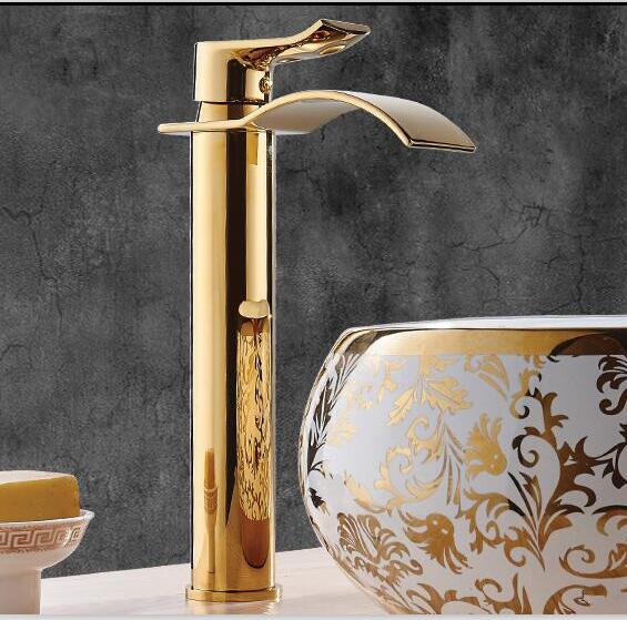 Maliben | Vanity faucet waterfall faucet brass vanity faucet mixer tap