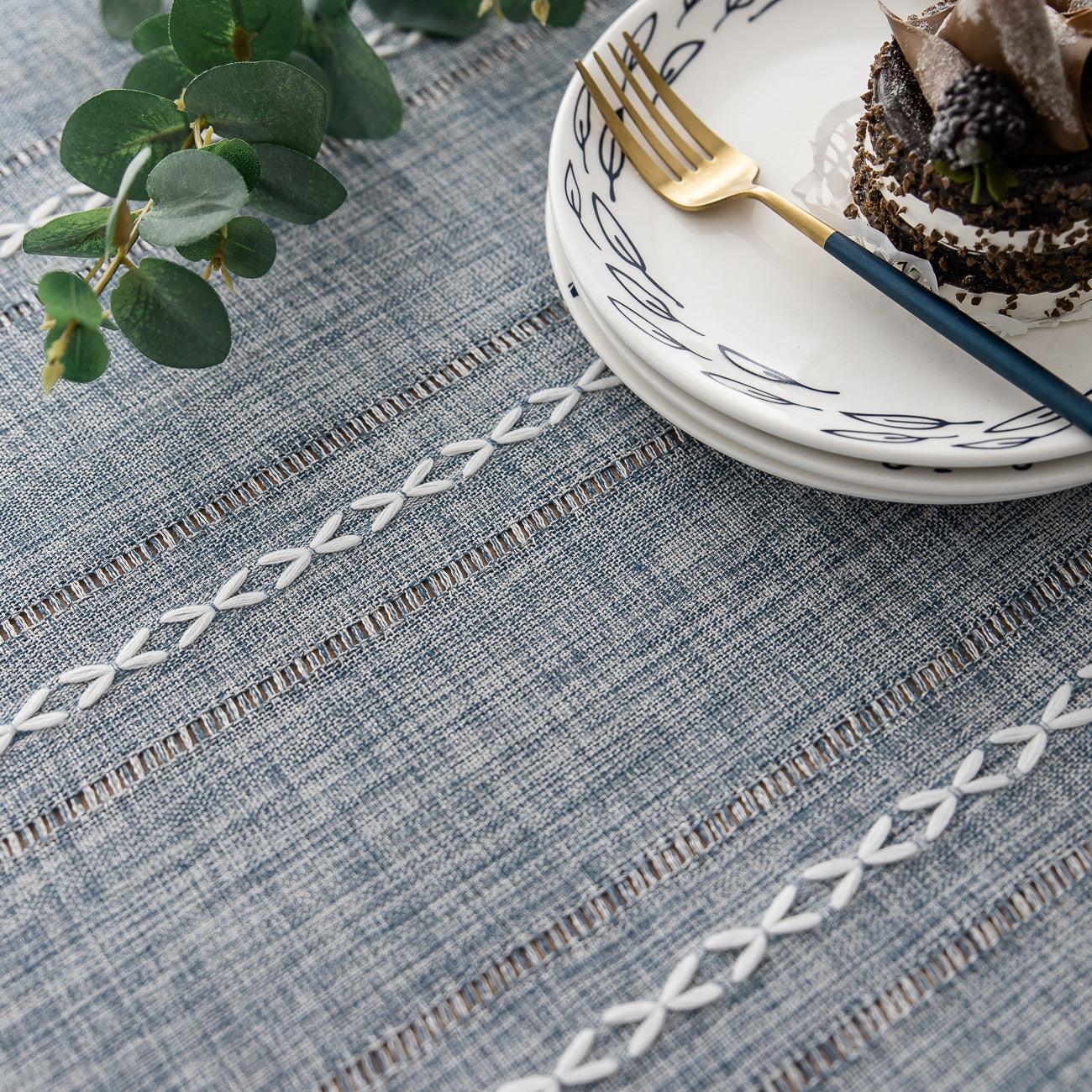 Maliben | Batillo Linen Tablecloth | Tablecloth, Indoor & Outdoor