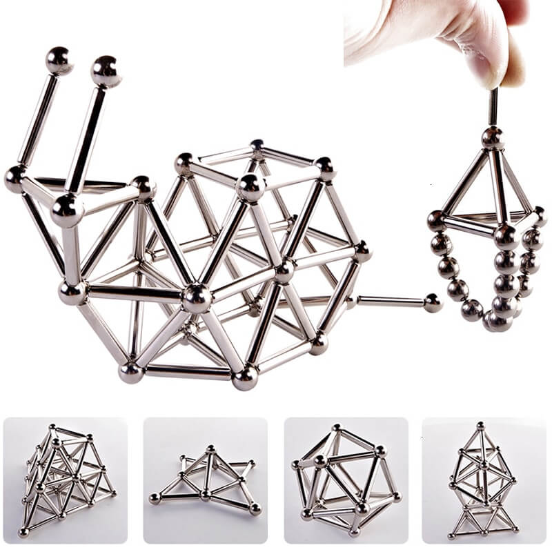 Maliben | Magnetic Sticks - Creative Building Game - Children