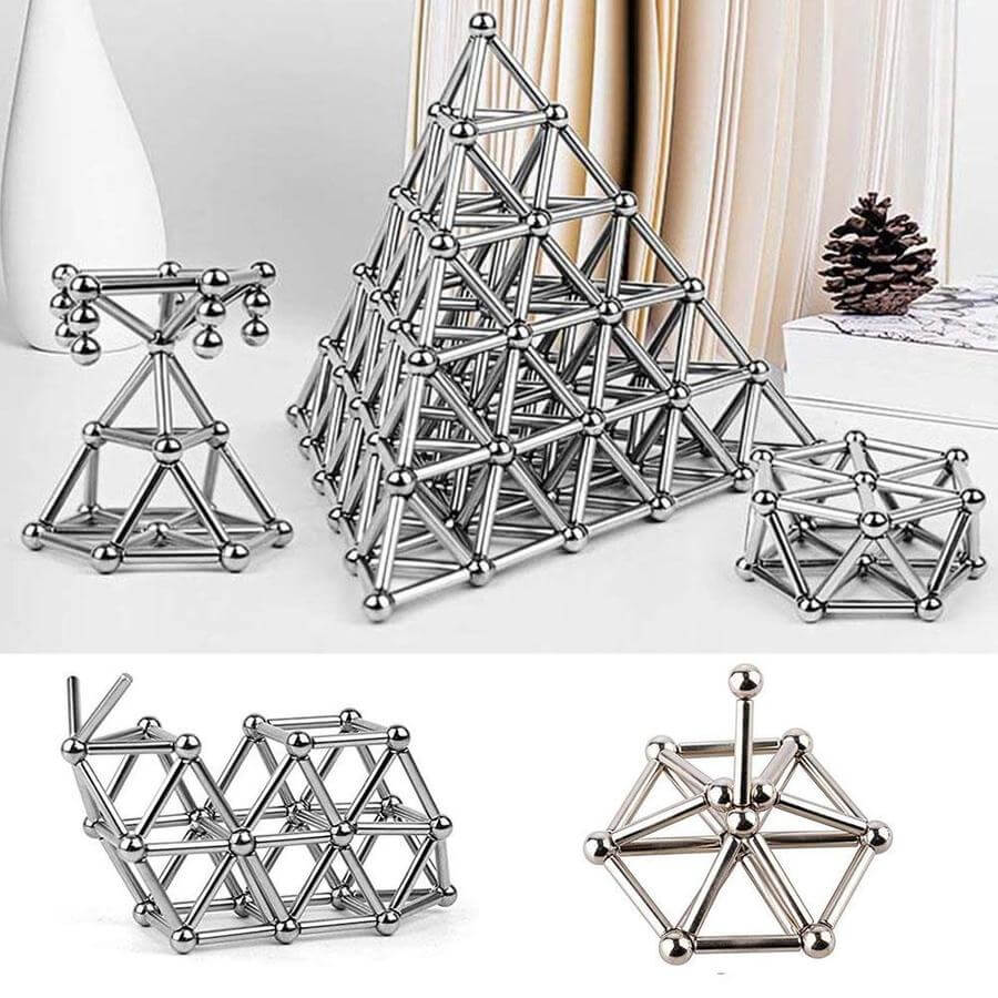 Maliben | Magnetic Sticks - Creative Building Game - Children