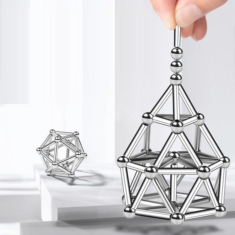 Maliben | Magnetic Sticks - Creative Building Game - Children
