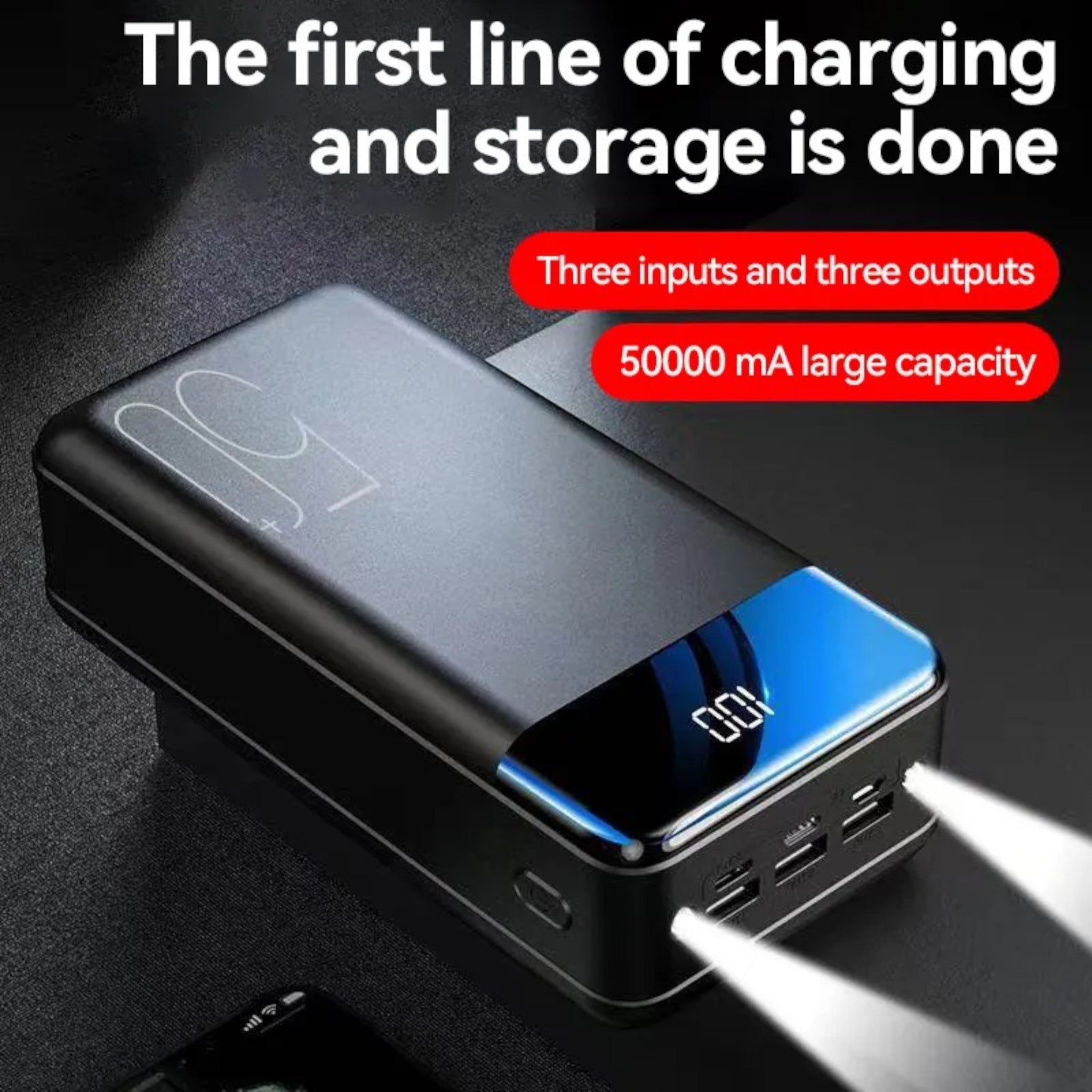 Maliben | Battery 30000mah - Fast Charging - Volttitan