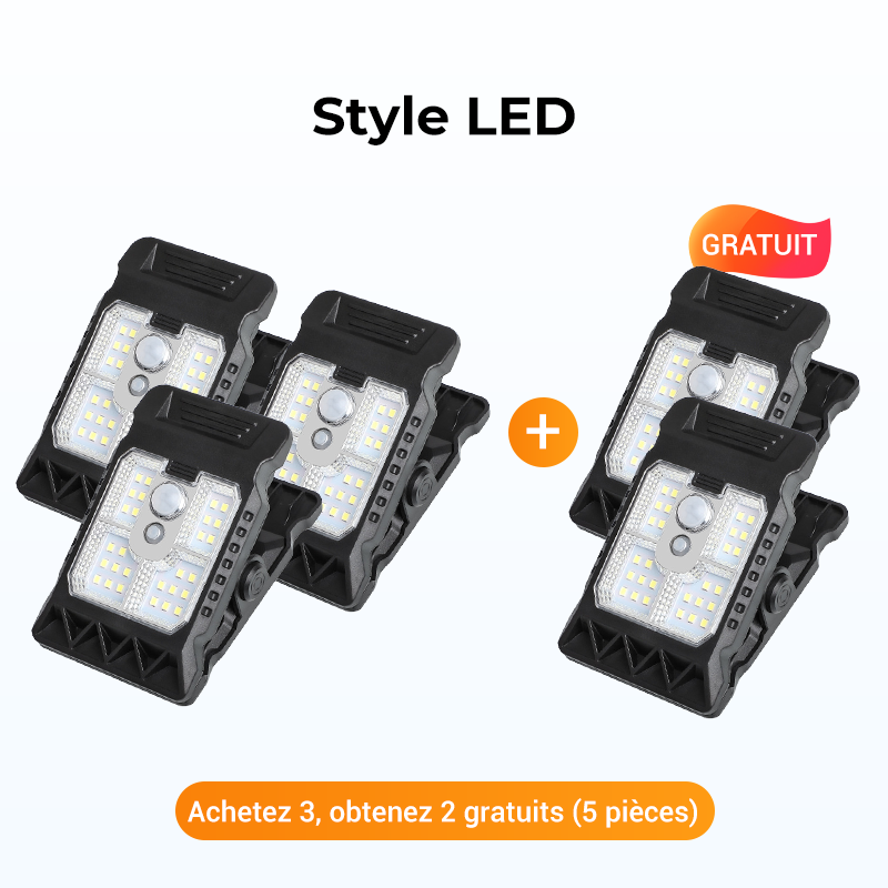 MAliben | Powerbeam Solar-Clamps-Boost — Turn Dark Corners Into a Cozy Oasis Full Of Light And Protection!