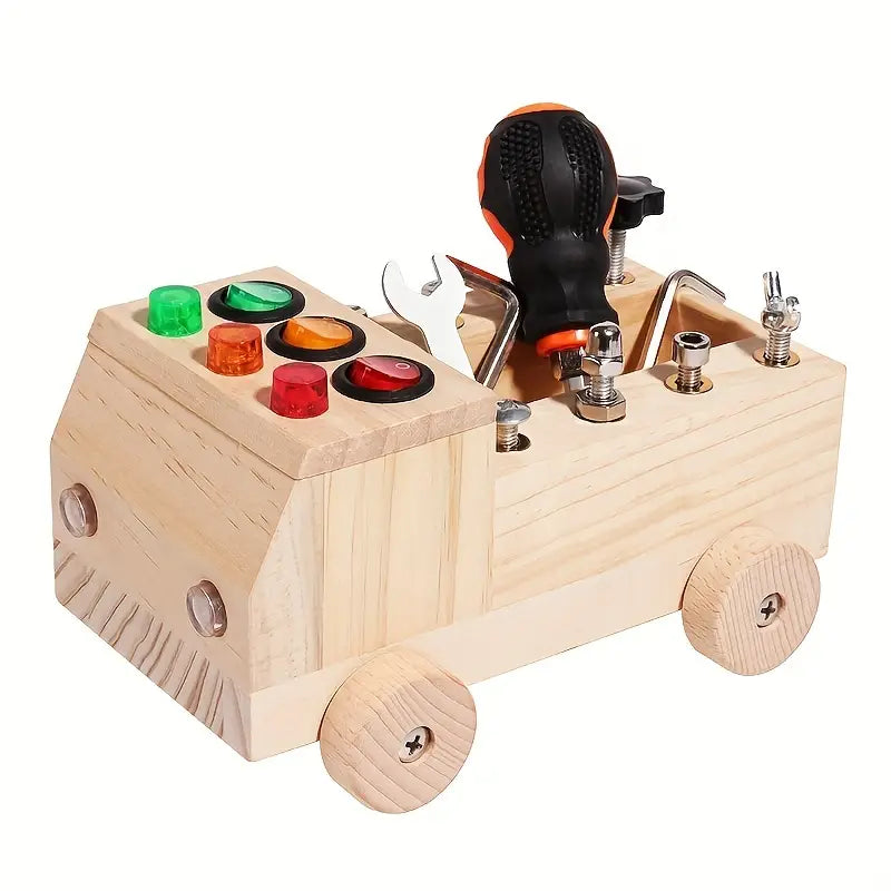 Maliben | Montessori Busy Board - Learn And Play With Leds